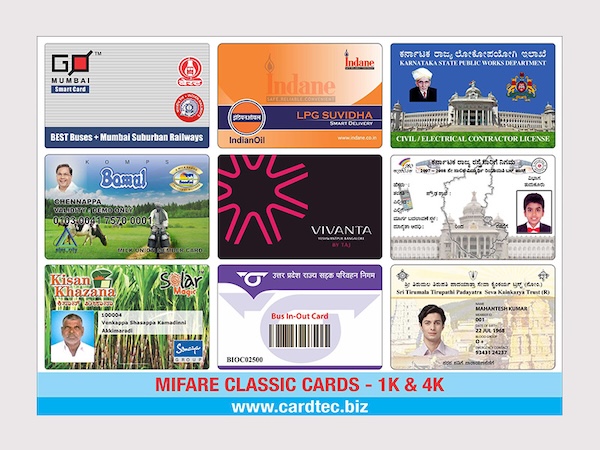 RFID contactless cards for access control and employee identification